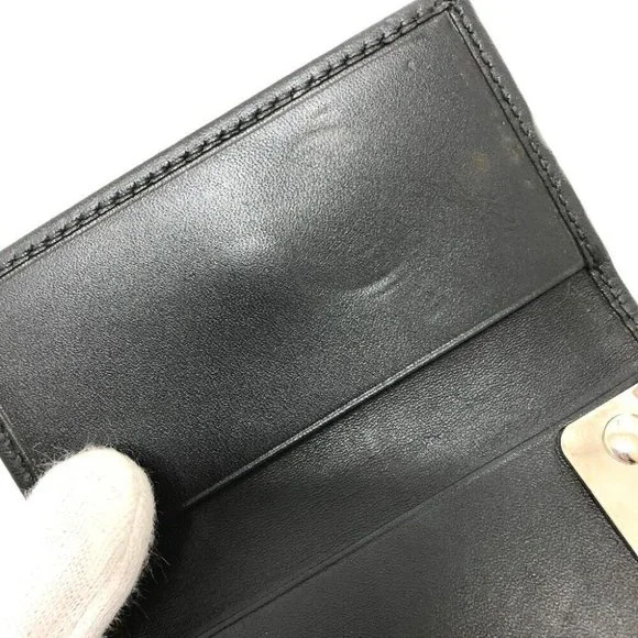 GUCCI 212111 GG Imprime 6-Ring GG/logo Key Case GG Black  display picture 1